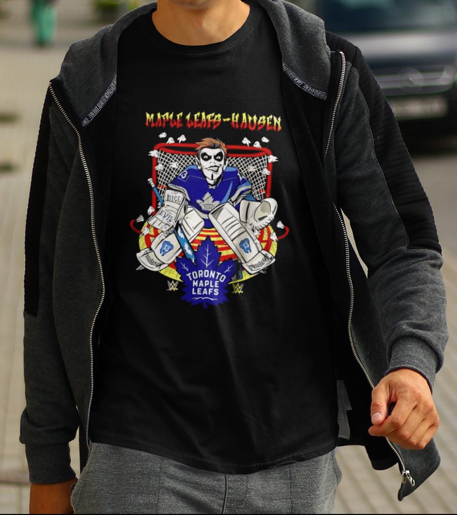 Toronto Maple Leafs Hausen Very Nice Very Evil Hockey Goalie T-Shirt
