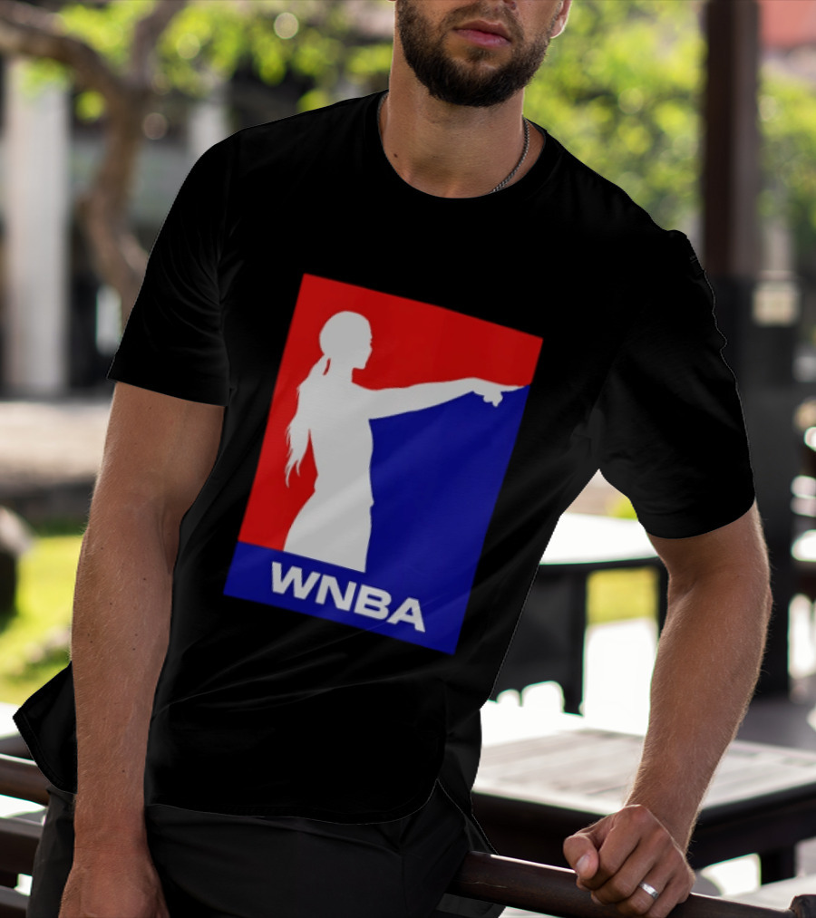 WNBA Red And Blue Sophie Cunningham Basketball T-Shirt