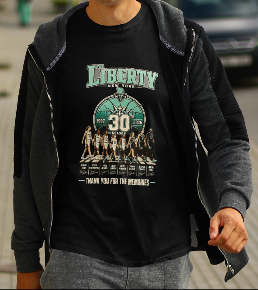 The Liberty New York 1997 2026 30th Season Thank You For The Memories T-Shirt