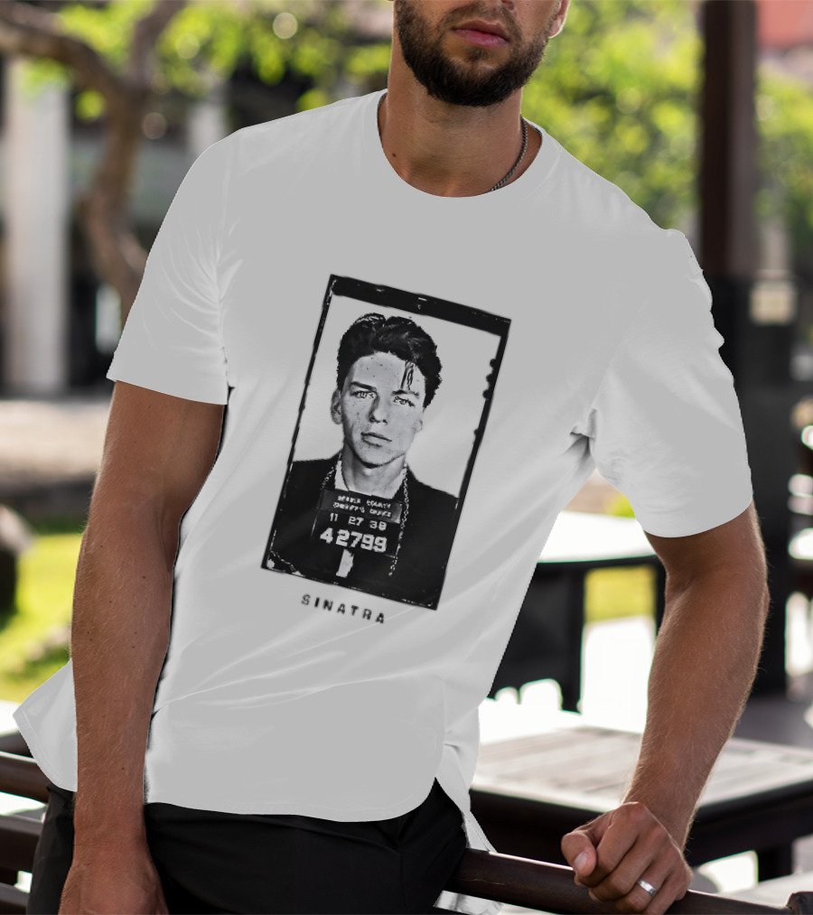 Bergen County Sheriffs Office 11 27 38 42799 Sinatra Shot T-Shirt