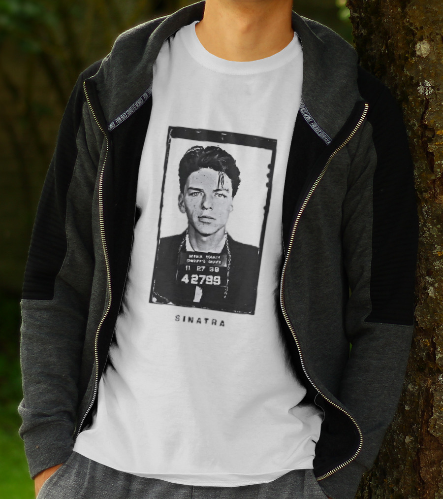 Bergen County Sheriffs Office 11 27 38 42799 Sinatra Shot T-Shirt