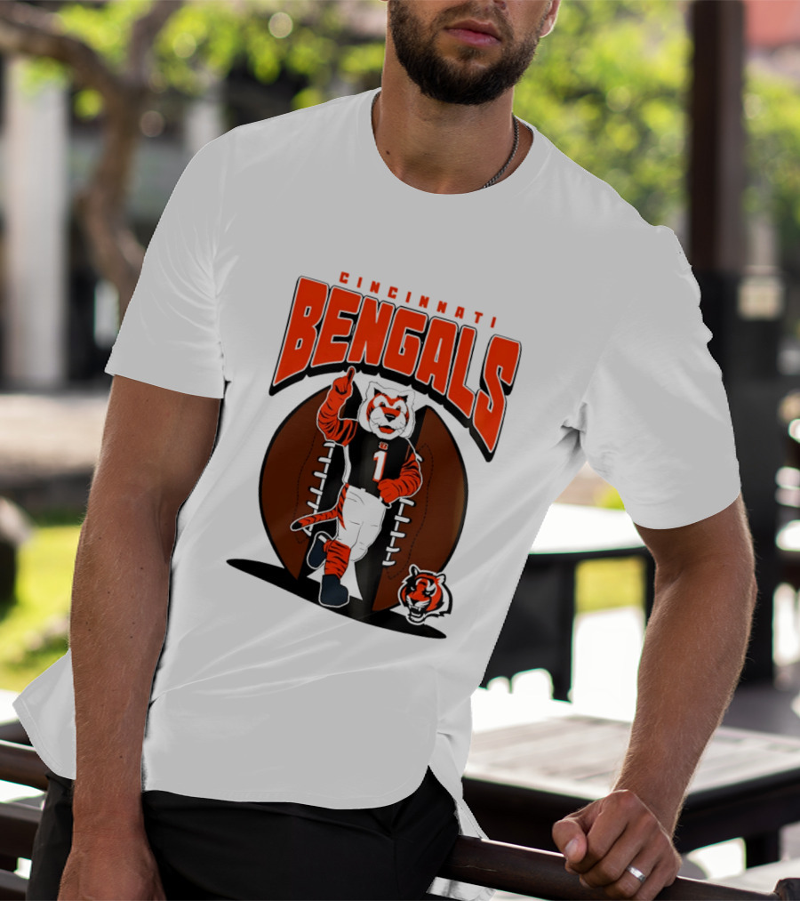 Cincinnati Bengals Tiger Mascot Football Fan Mania 2026 T-Shirt