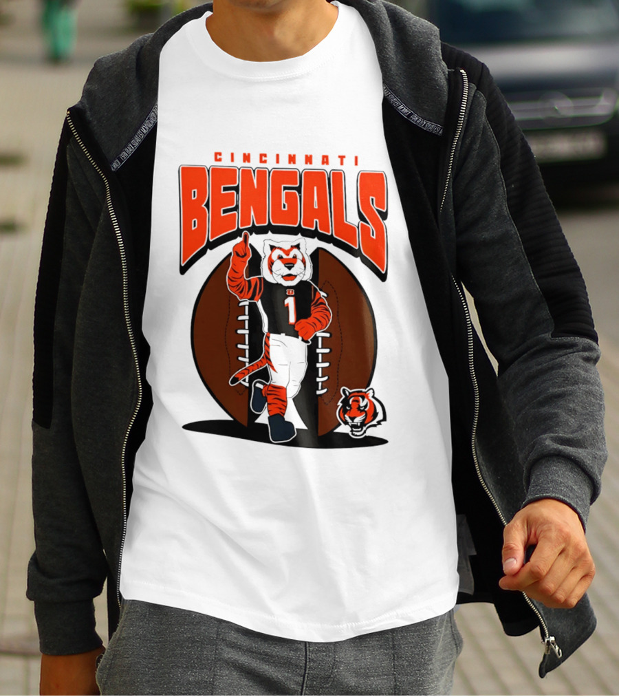 Cincinnati Bengals Tiger Mascot Football Fan Mania 2026 T-Shirt