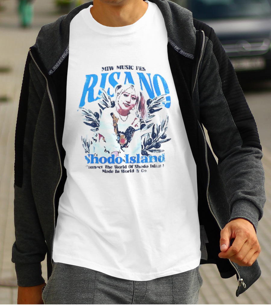 MTW Music Presents Risano Blonde Woman Pigtails Connect Shodo Island Made In World And Co T-Shirt