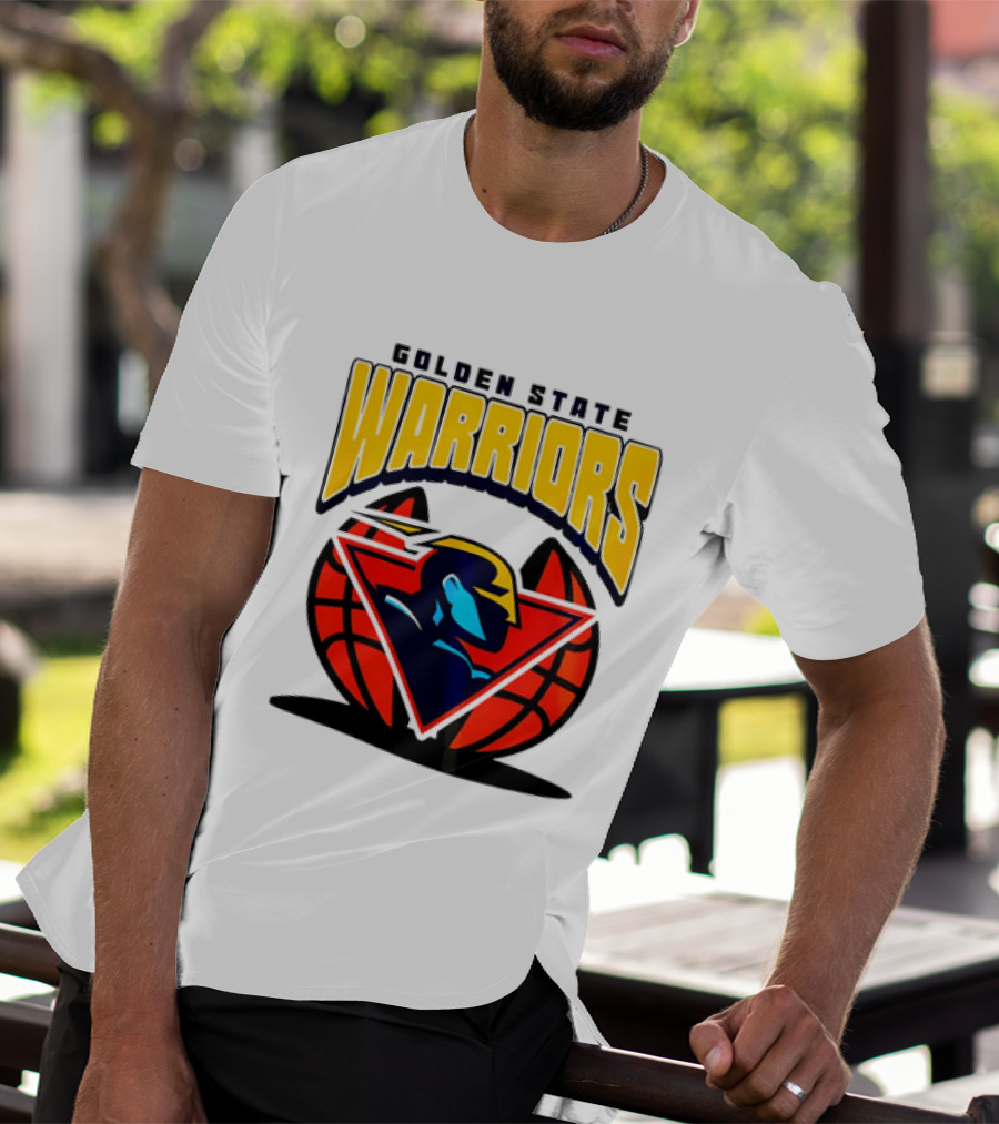 Golden State Warriors NBA 2026 Mania Retro Logo Basketball T-Shirt