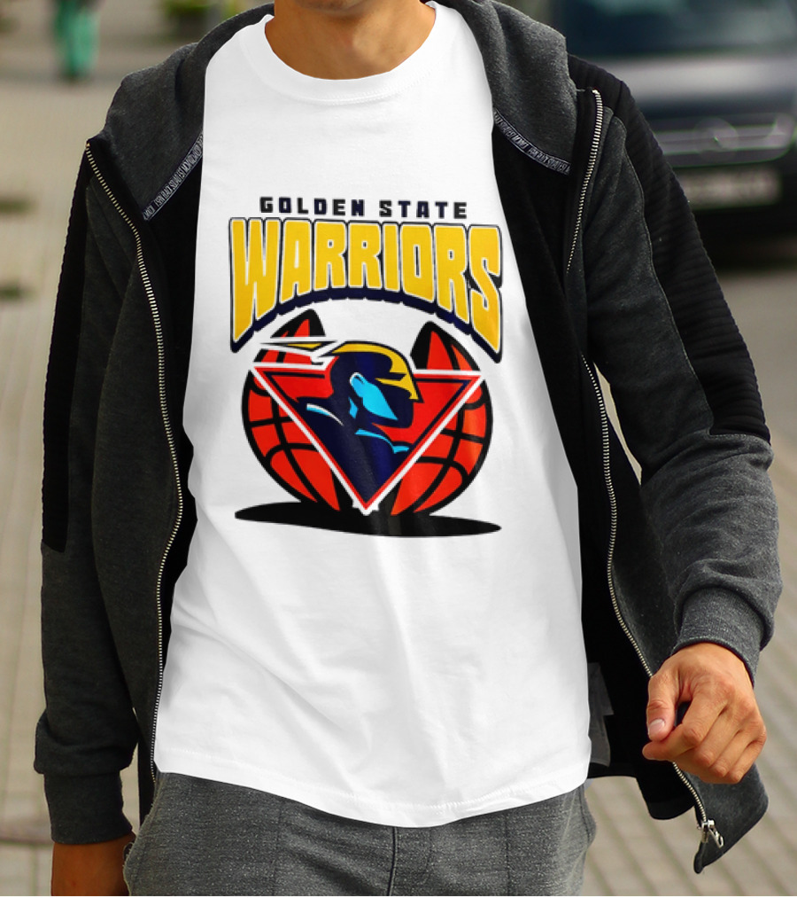 Golden State Warriors NBA 2026 Mania Retro Logo Basketball T-Shirt
