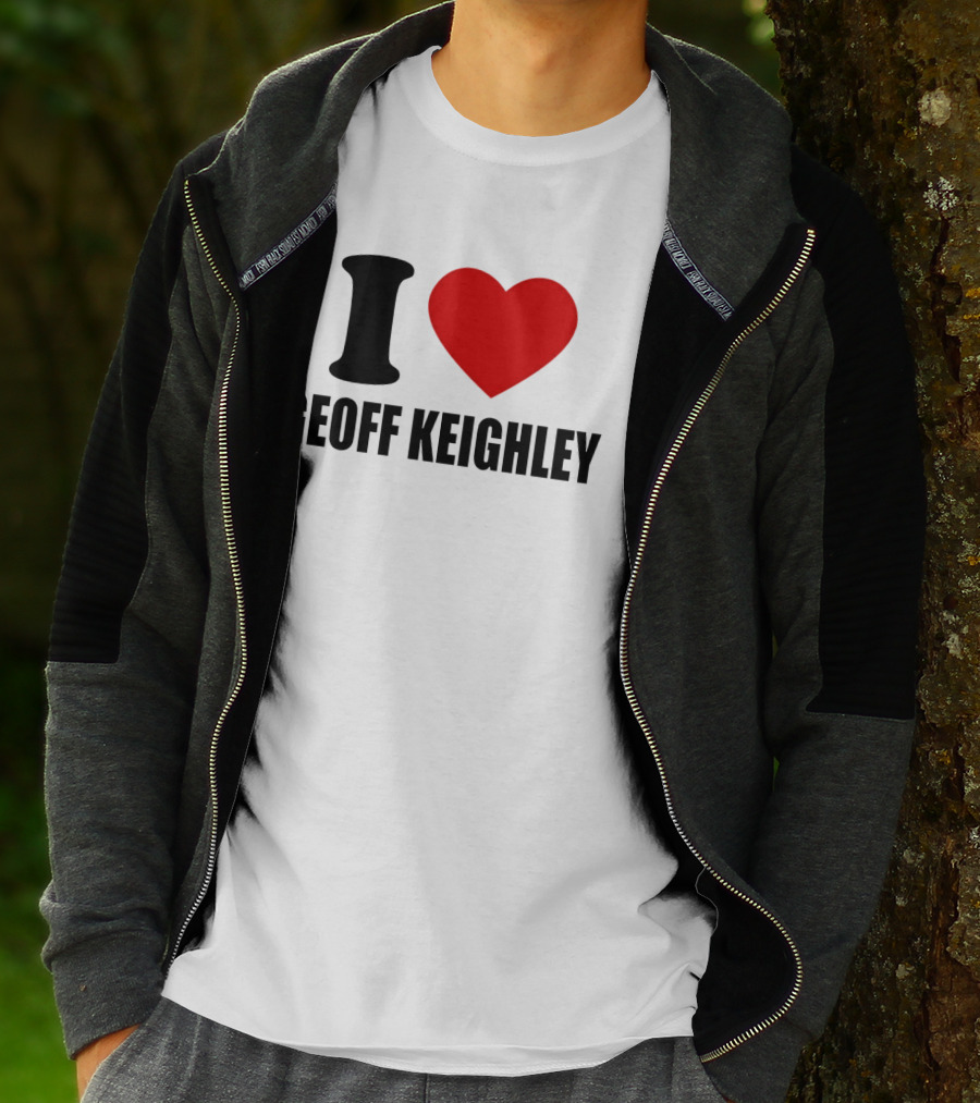I Love Geoff Keighley Red Heart T-Shirt