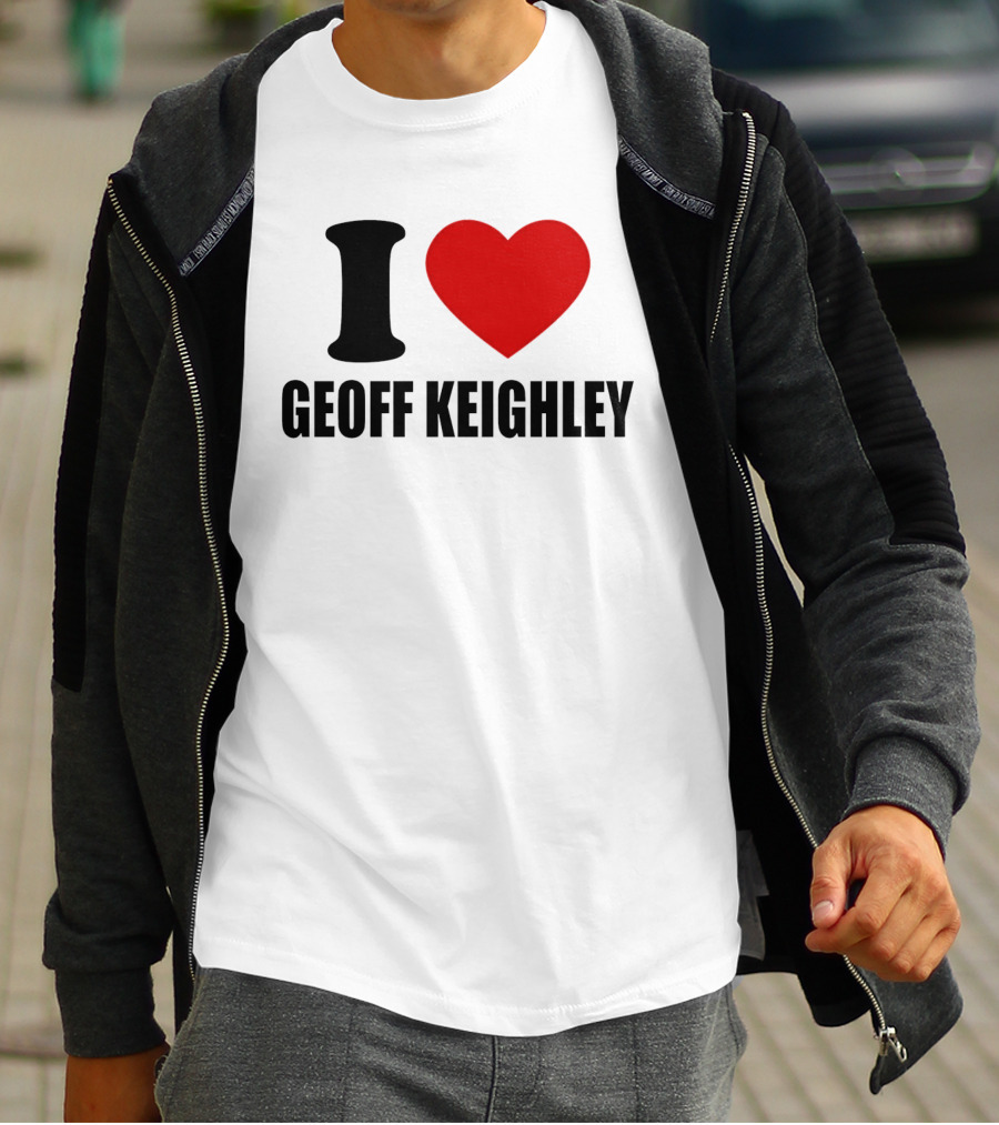 I Love Geoff Keighley Red Heart T-Shirt