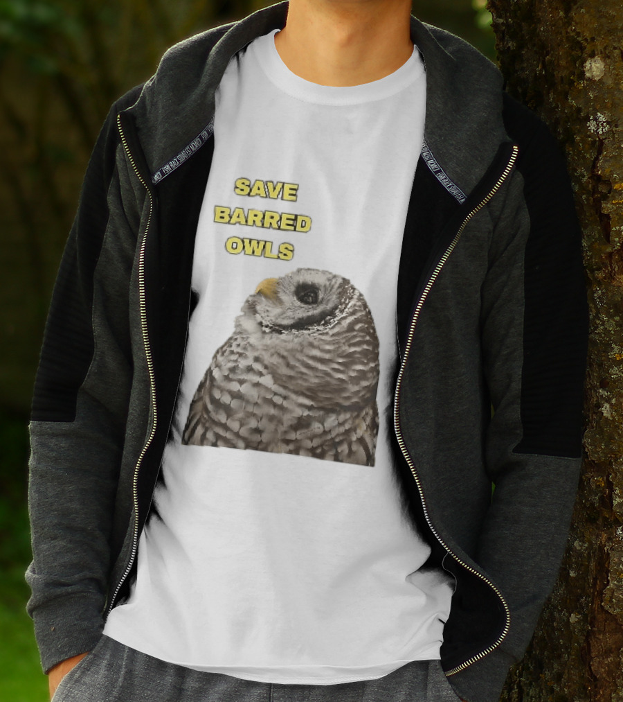 Save Barred Owls Barred Owl Conservation Appeal T-Shirt