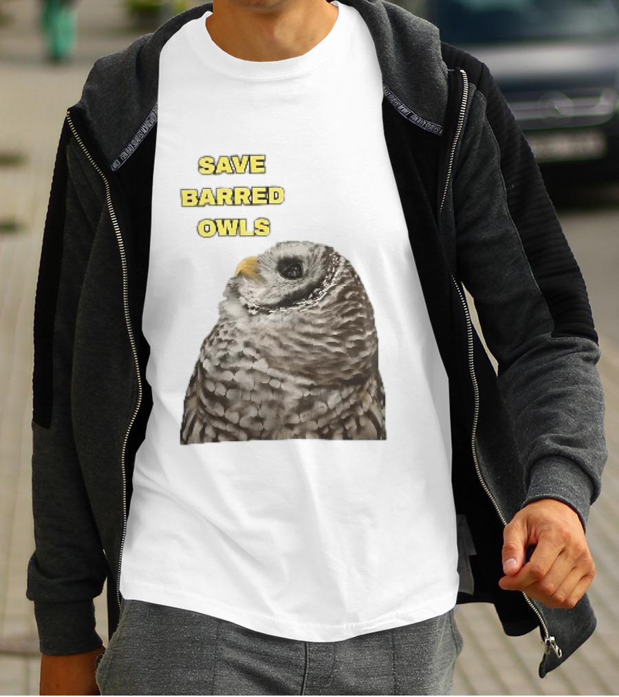 Save Barred Owls Barred Owl Conservation Appeal T-Shirt