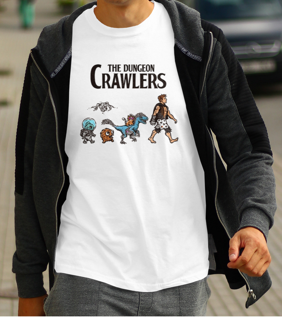 The Dungeon Crawlers Characters Abbey Road Crossing Fantasy Mashup T-Shirt