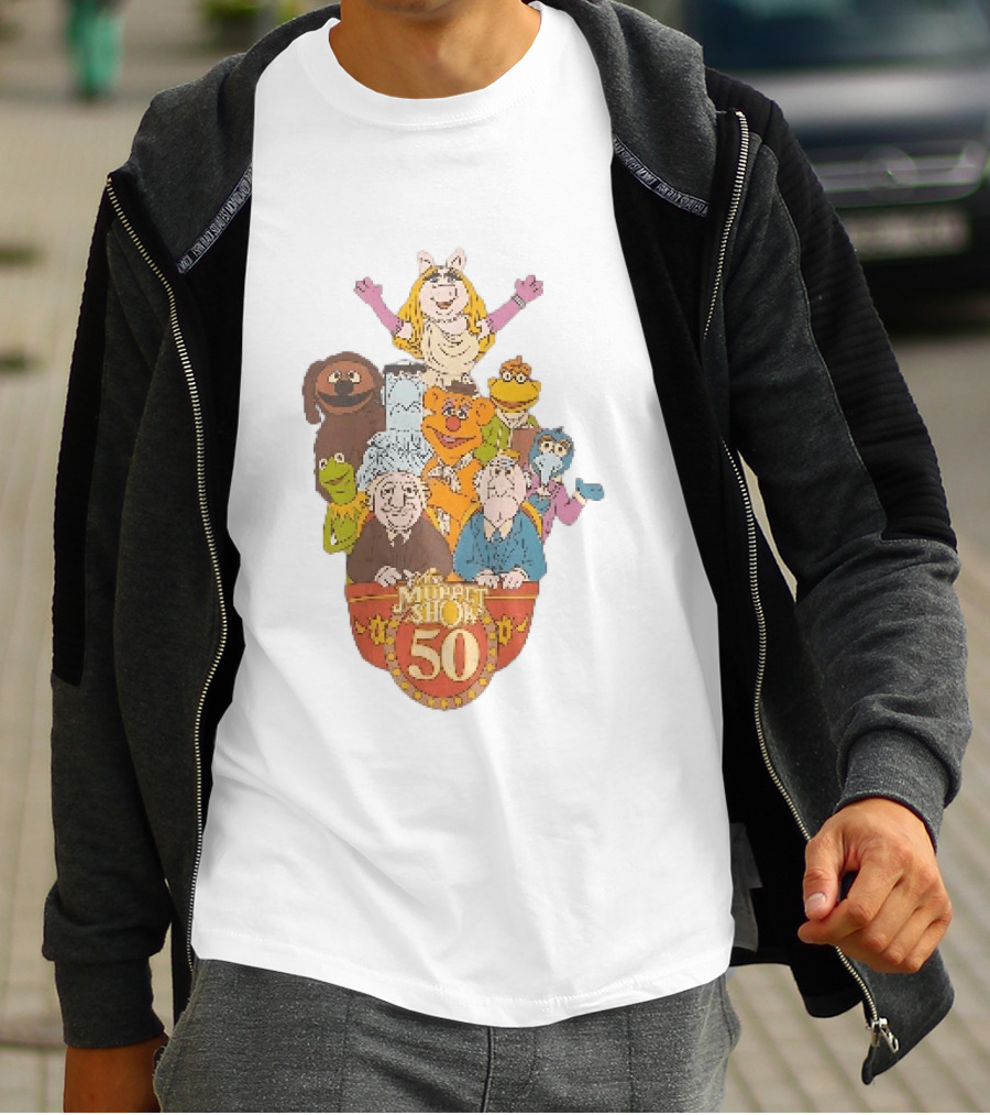 The Muppet Show Anniversary 50 Iconic Characters Celebration T-Shirt