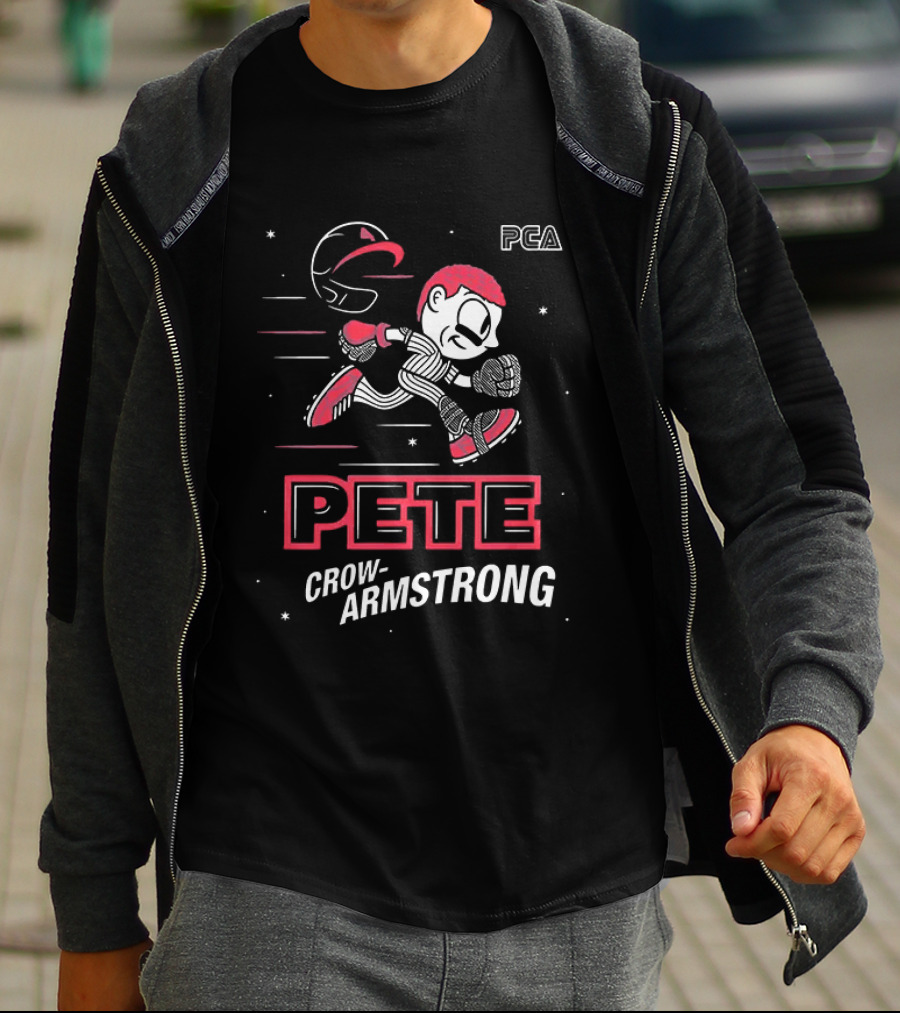 PCA Pete Crow Armstrong Super Speed Video Game Numbers T-Shirt