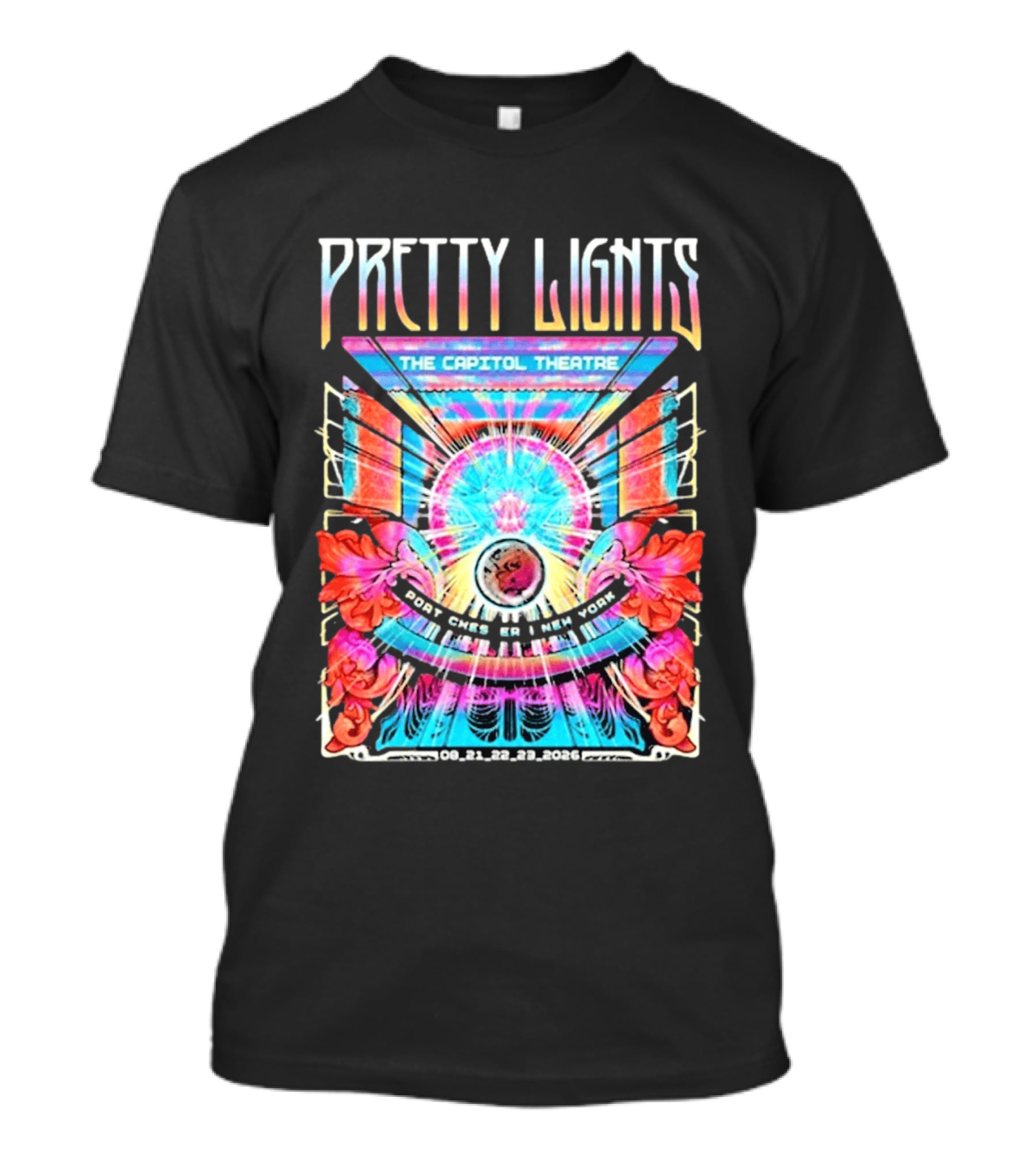 Pretty Lights The Capitol Theatre Port Chester NY August 21 23 2026 T-Shirt