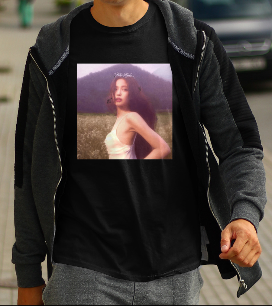Jennie Fallen Angel EP Cover Photo Mountain Field Scene T-Shirt