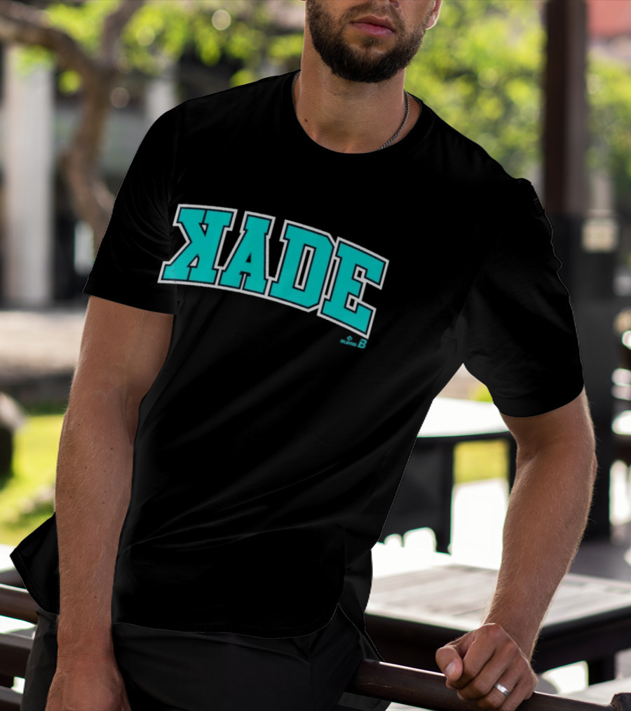 Kade Anderson Backwards K Bold Teal T-Shirt
