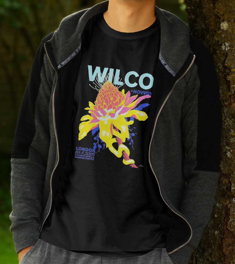 Wilco London UK Eventim Apollo Hammersmith August 20 2026 Featuring Hovvdy T-Shirt