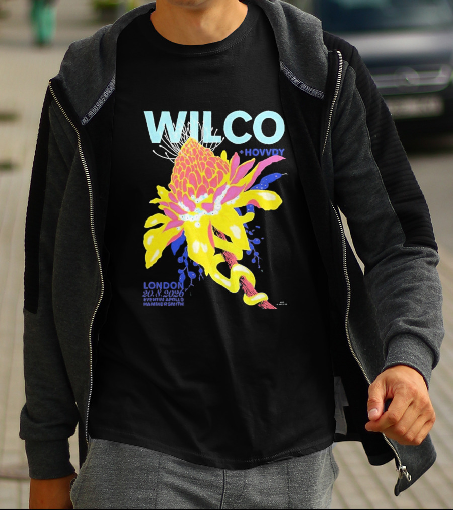 Wilco London UK Eventim Apollo Hammersmith August 20 2026 Featuring Hovvdy T-Shirt