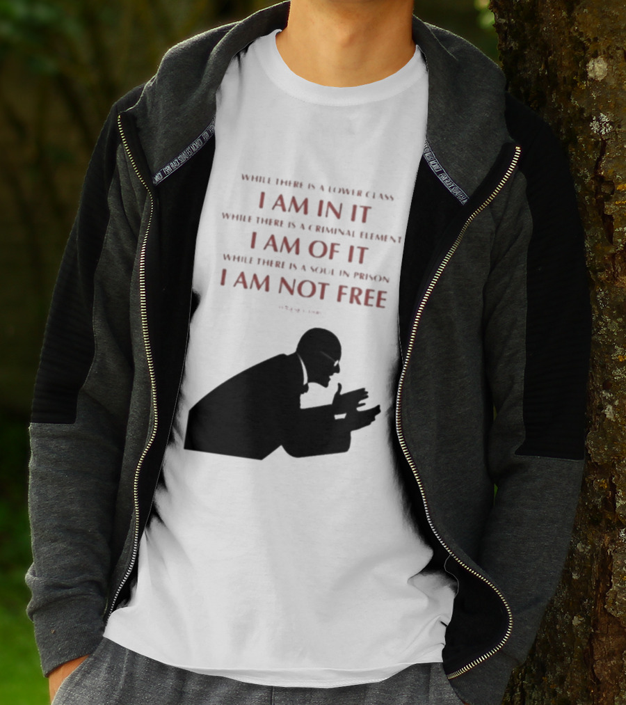 Eugene V Debs While There Is A Lower Class I Am In It Criminal Element I Am Of It Soul In Prison I Am Not Free T-Shirt