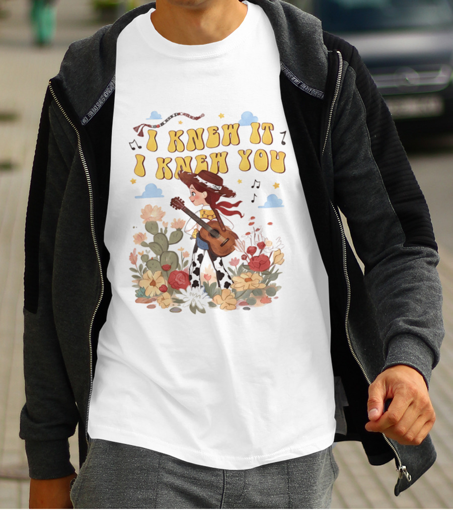 I Knew It I Knew You Jessie Toy Story Floral Adventure T-Shirt