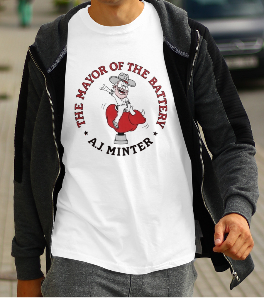 Jesse Chavez The Mayor Of The Battery A.J. Minter T-Shirt