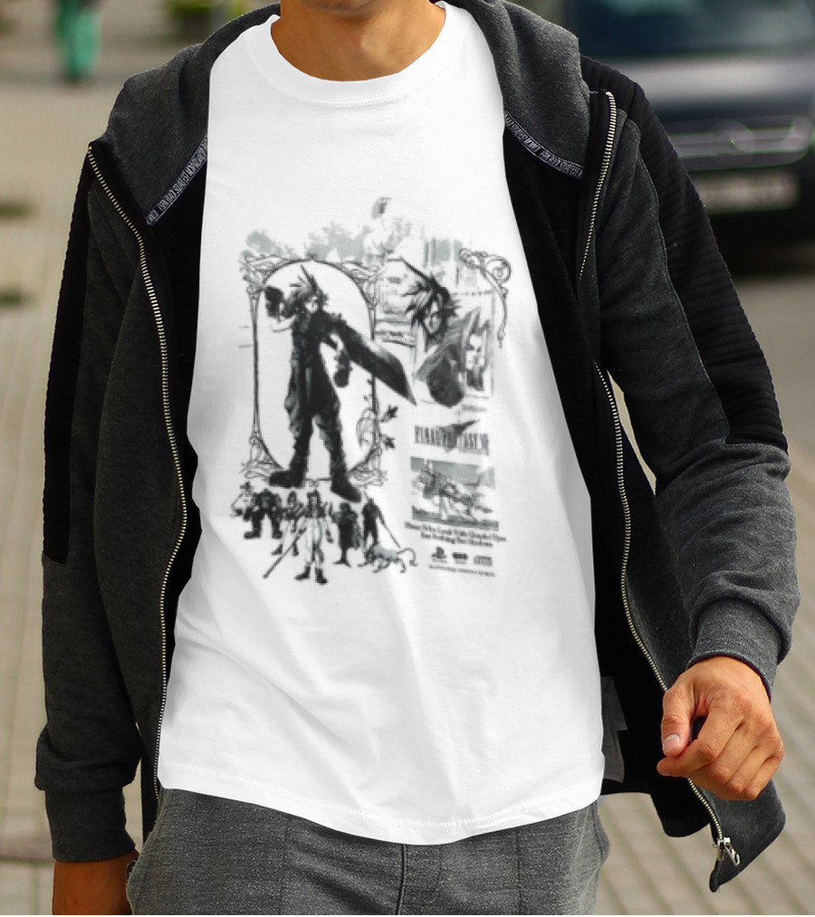 Clouded Eyes Shadows Final Fantasy VII Vintage Aesthetic T-Shirt