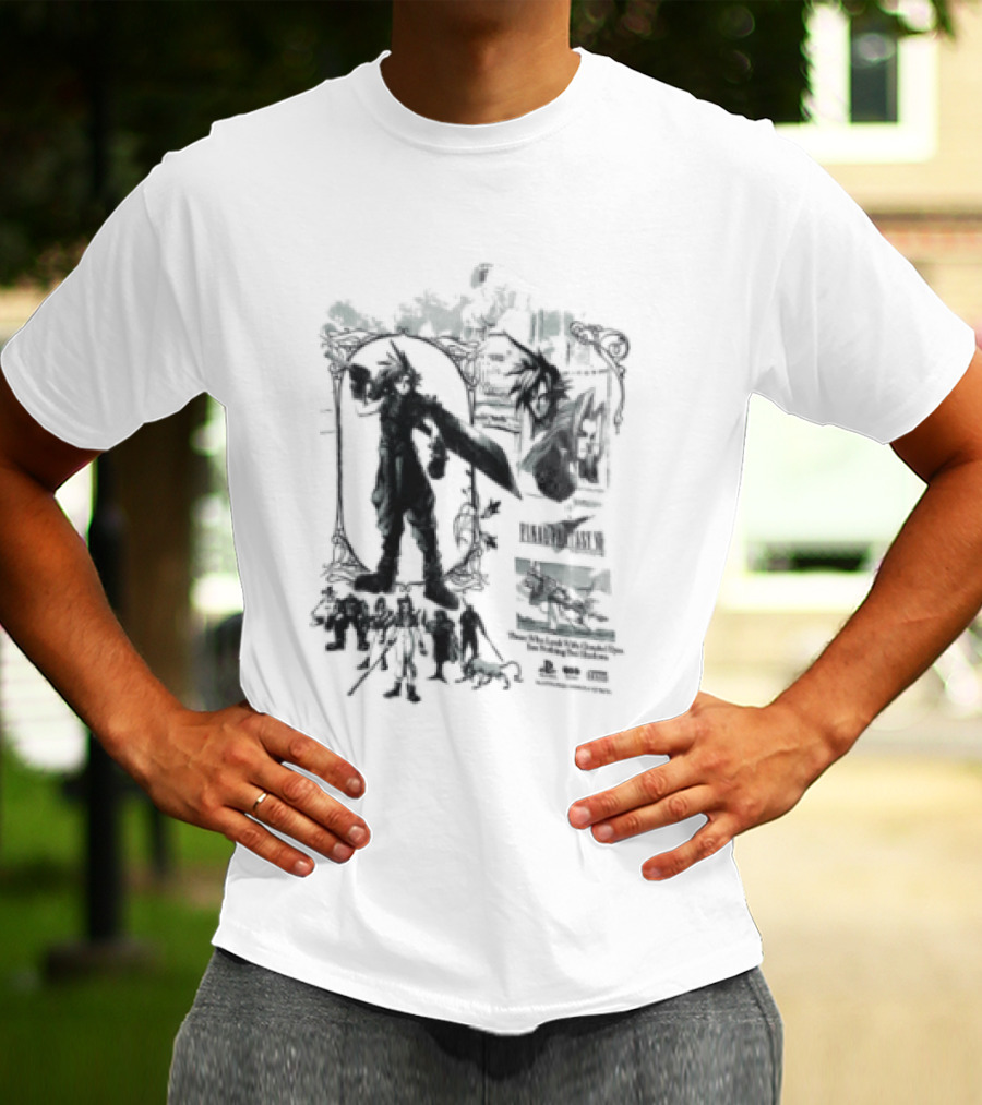 Clouded Eyes Shadows Final Fantasy VII Vintage Aesthetic T-Shirt