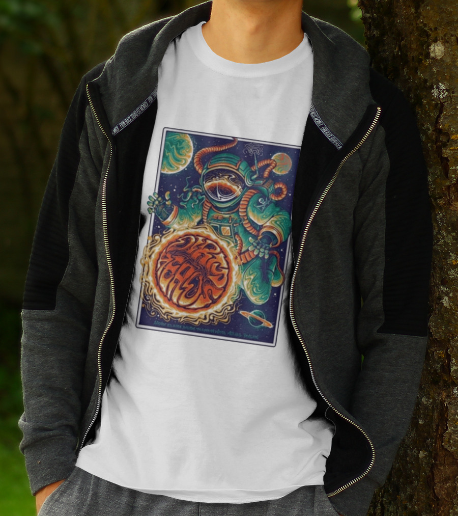 Dirty Heads Cosmic Astronaut Tour The Woodlands TX 8 23 2026 Psychedelic Space Adventure T-Shirt