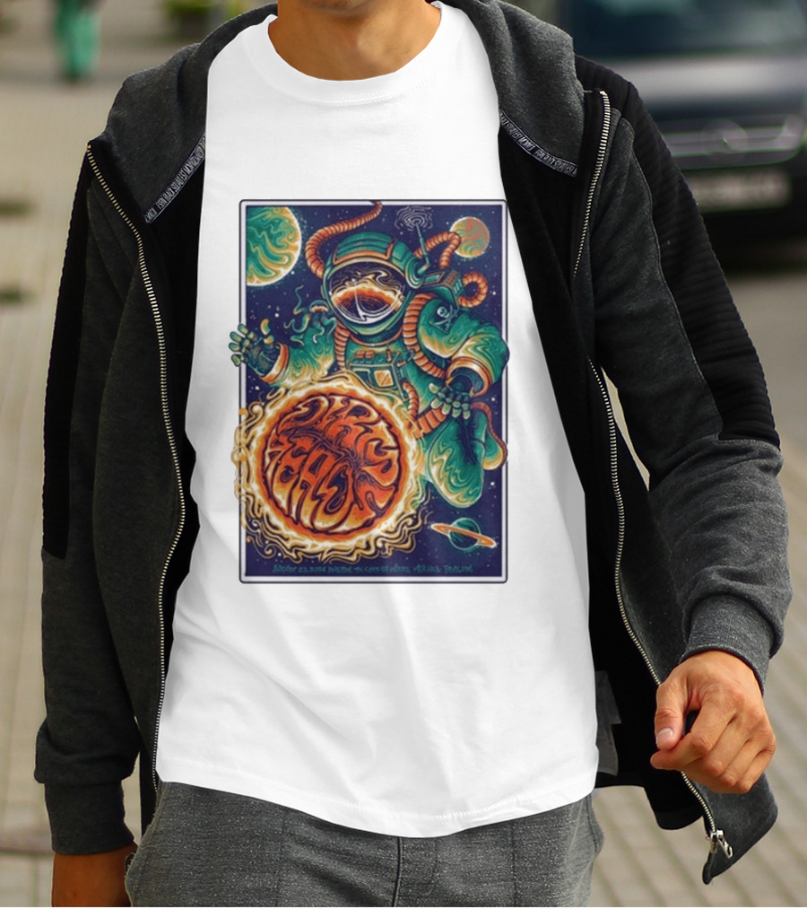 Dirty Heads Cosmic Astronaut Tour The Woodlands TX 8 23 2026 Psychedelic Space Adventure T-Shirt