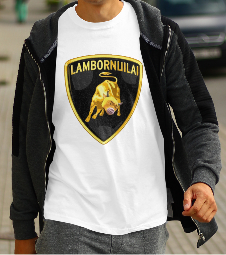 Lambornuilai Gold Bull Meme Niu Lai T-Shirt