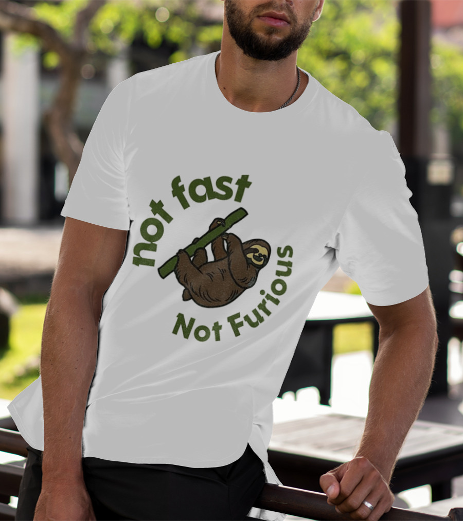 Not Fast Not Furious Sloth Climbing T-Shirt
