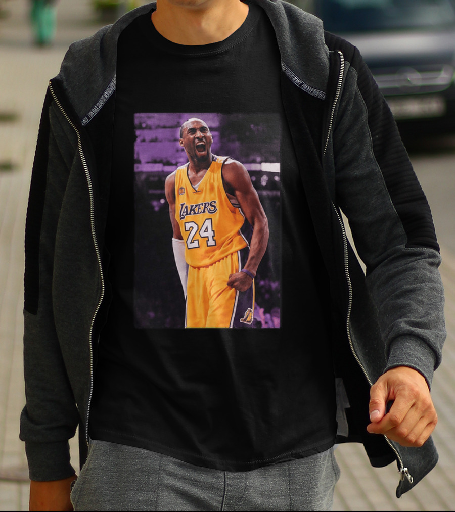 A. J. Brown Wear Mamba Kobe Bryant Lakers 24 T-Shirt