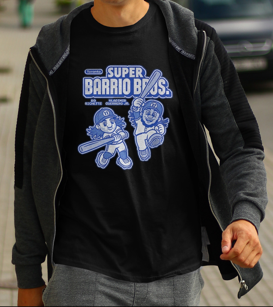 Toronto Super Barrio Bros Bo Bichette Vladimir Guerrero Jr 11 27 T-Shirt