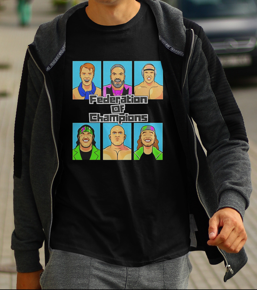 Federation Of Champions Wrestling Legends T-Shirt