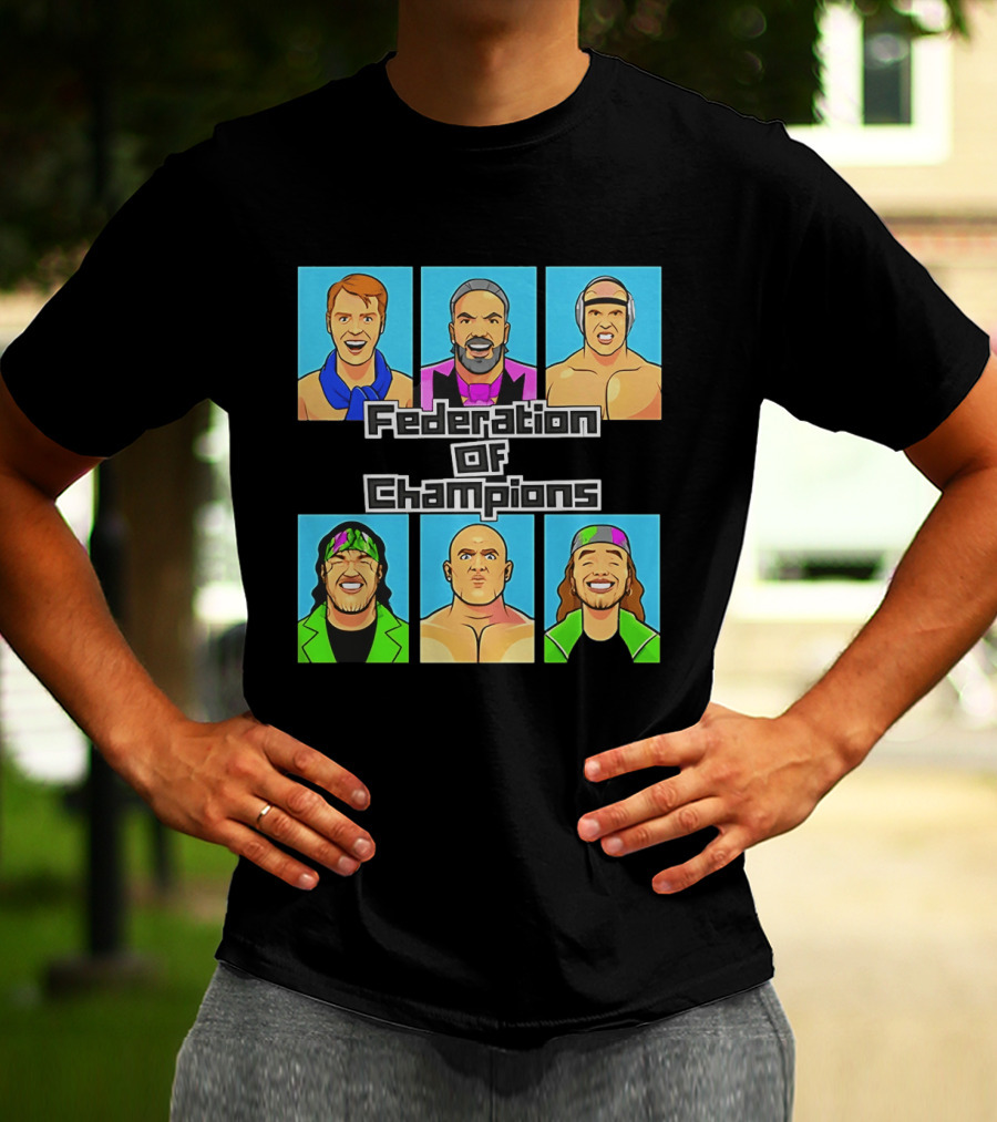 Federation Of Champions Wrestling Legends T-Shirt