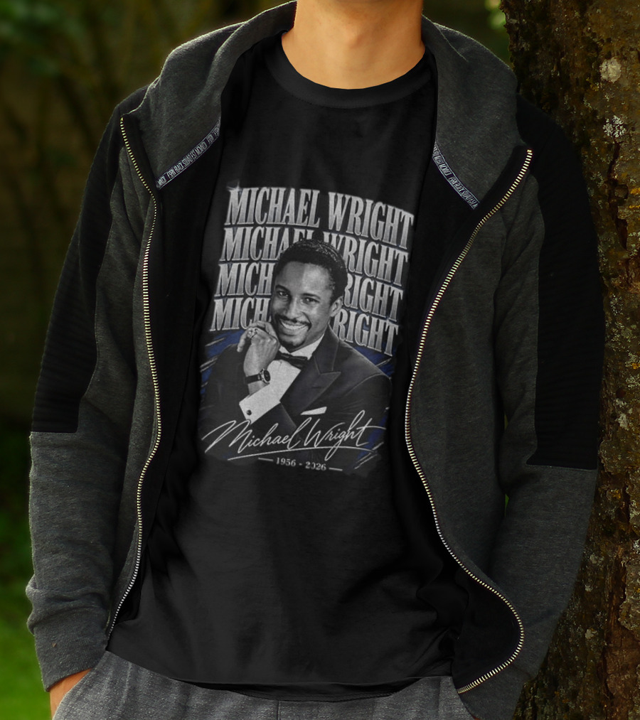 Michael Wright 1956 2026 Commemorative T-Shirt
