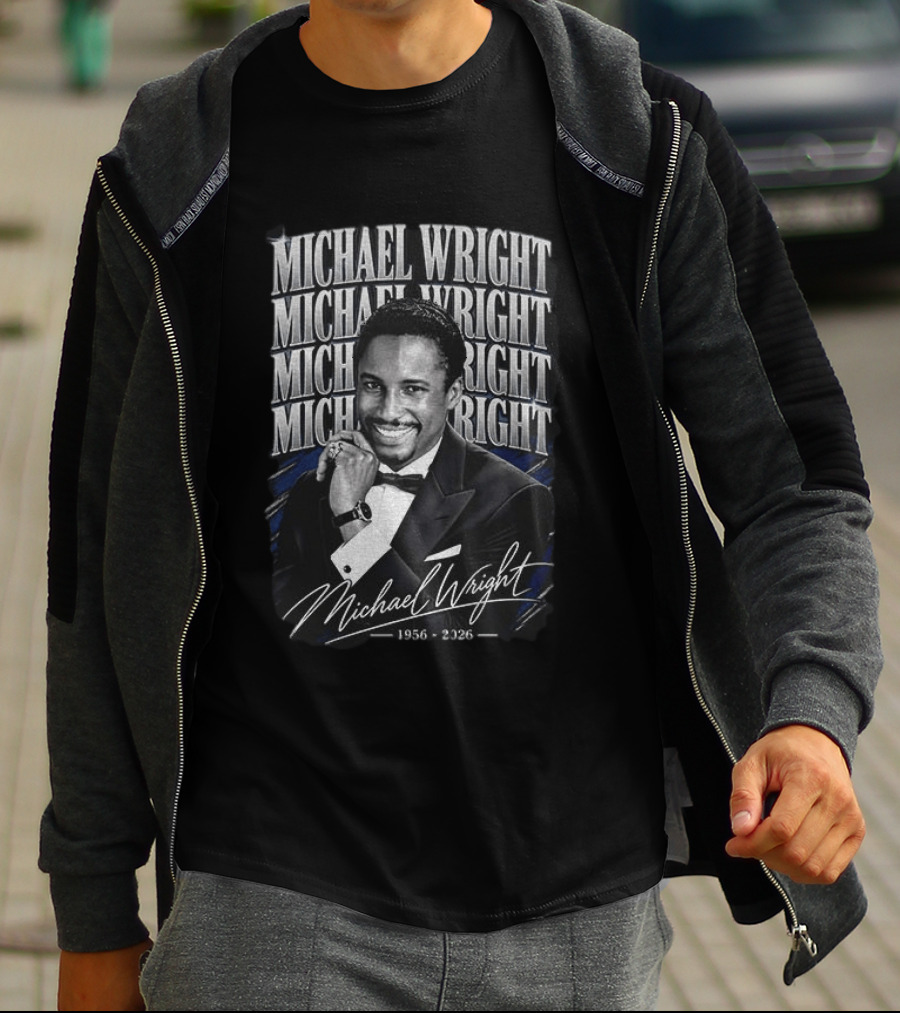 Michael Wright 1956 2026 Commemorative T-Shirt