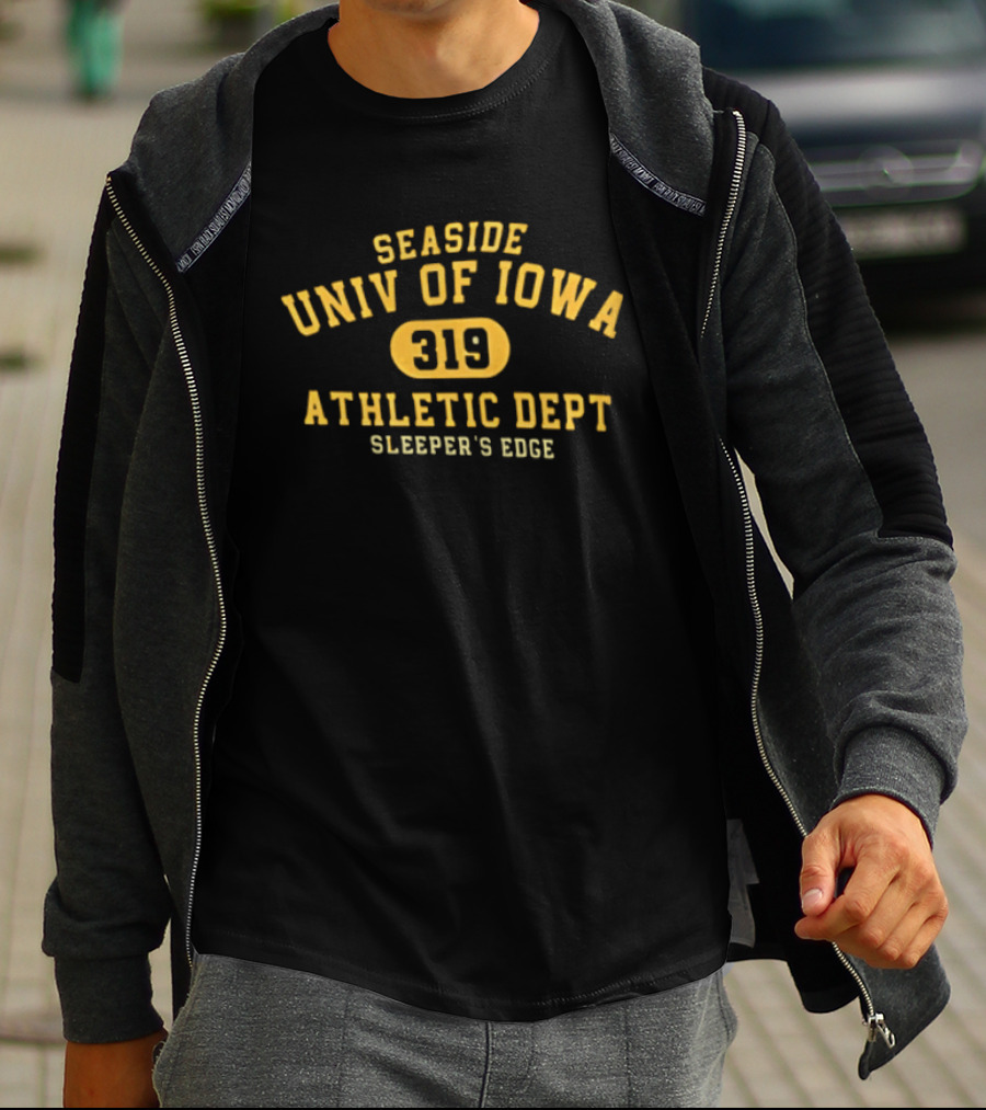 Seaside Univ Of Iowa 319 Athletic Dept Sleeper's Edge T-Shirt