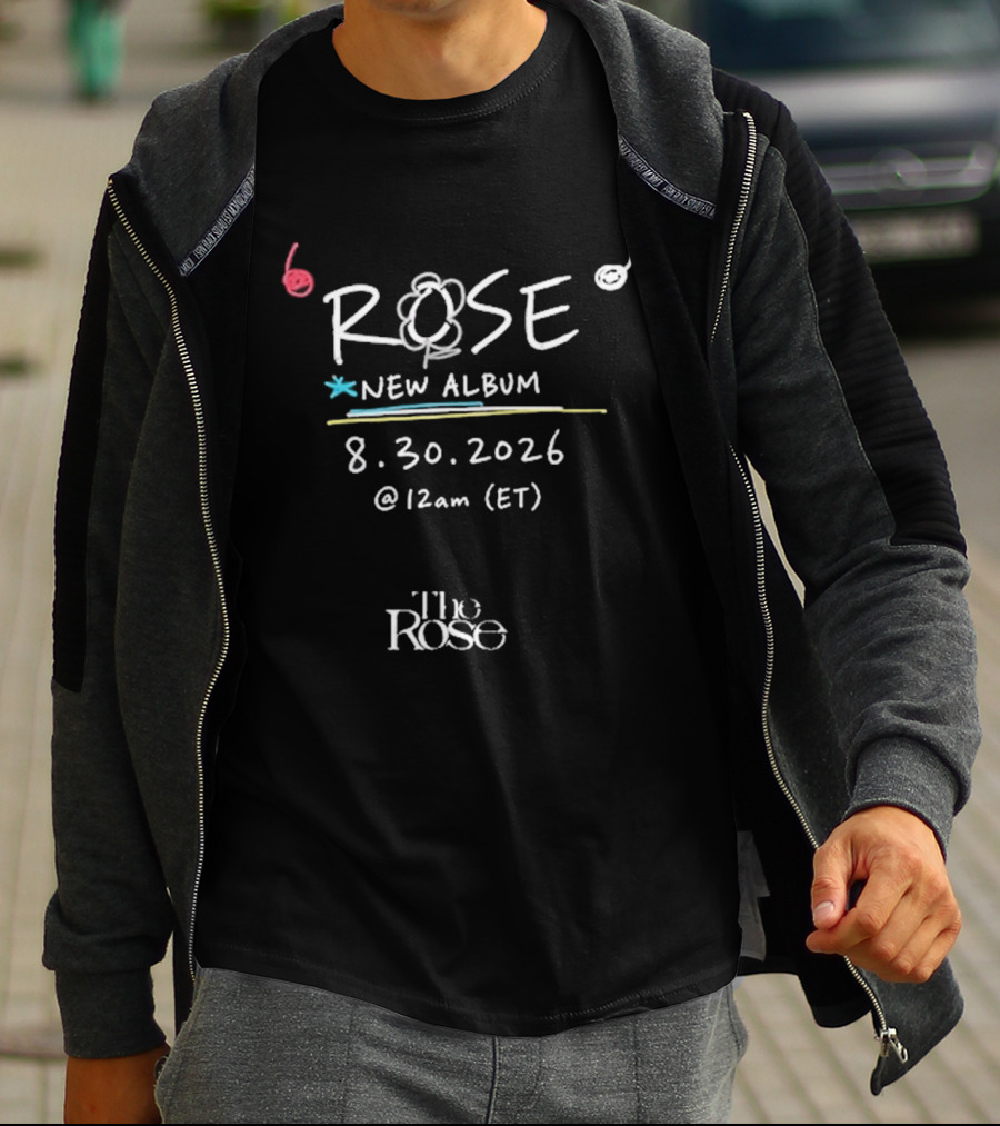 The Rose New Album August 30 2026 Release Announcement T-Shirt