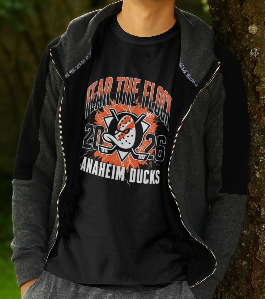 Anaheim Ducks Fear The Flock 2026 Hockey T-Shirt