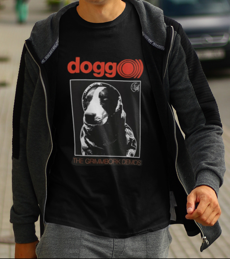 Dogg The Grimmbork Demos Monochrome Canine T-Shirt