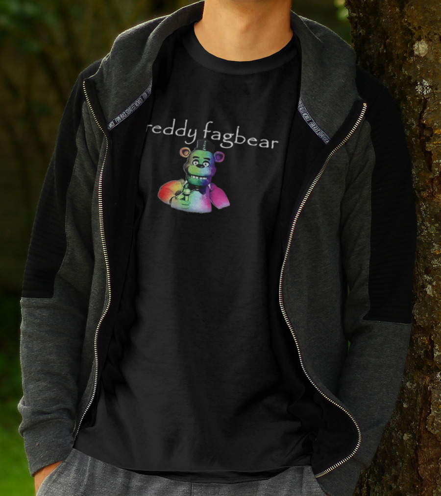 Freddy Fagbear Rainbow Pride T-Shirt