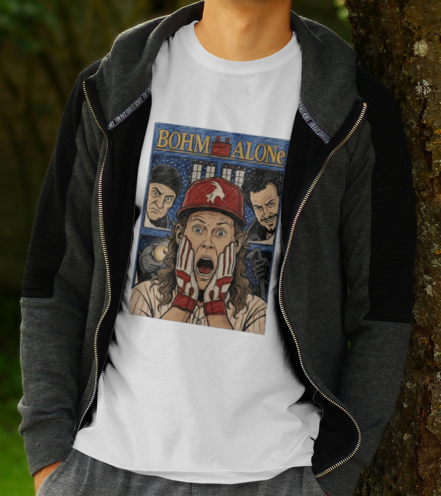 Bohm Alone Alec Bohm Philadelphia Phillies Home Alone T-Shirt