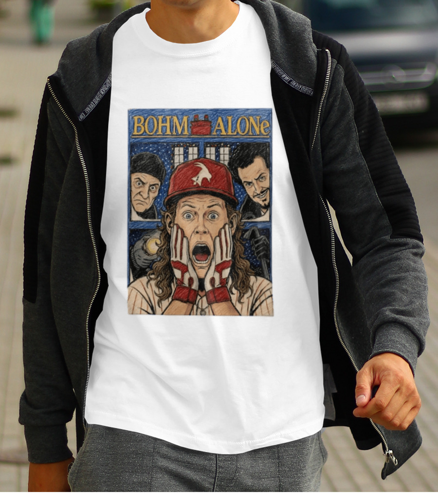 Bohm Alone Alec Bohm Philadelphia Phillies Home Alone T-Shirt