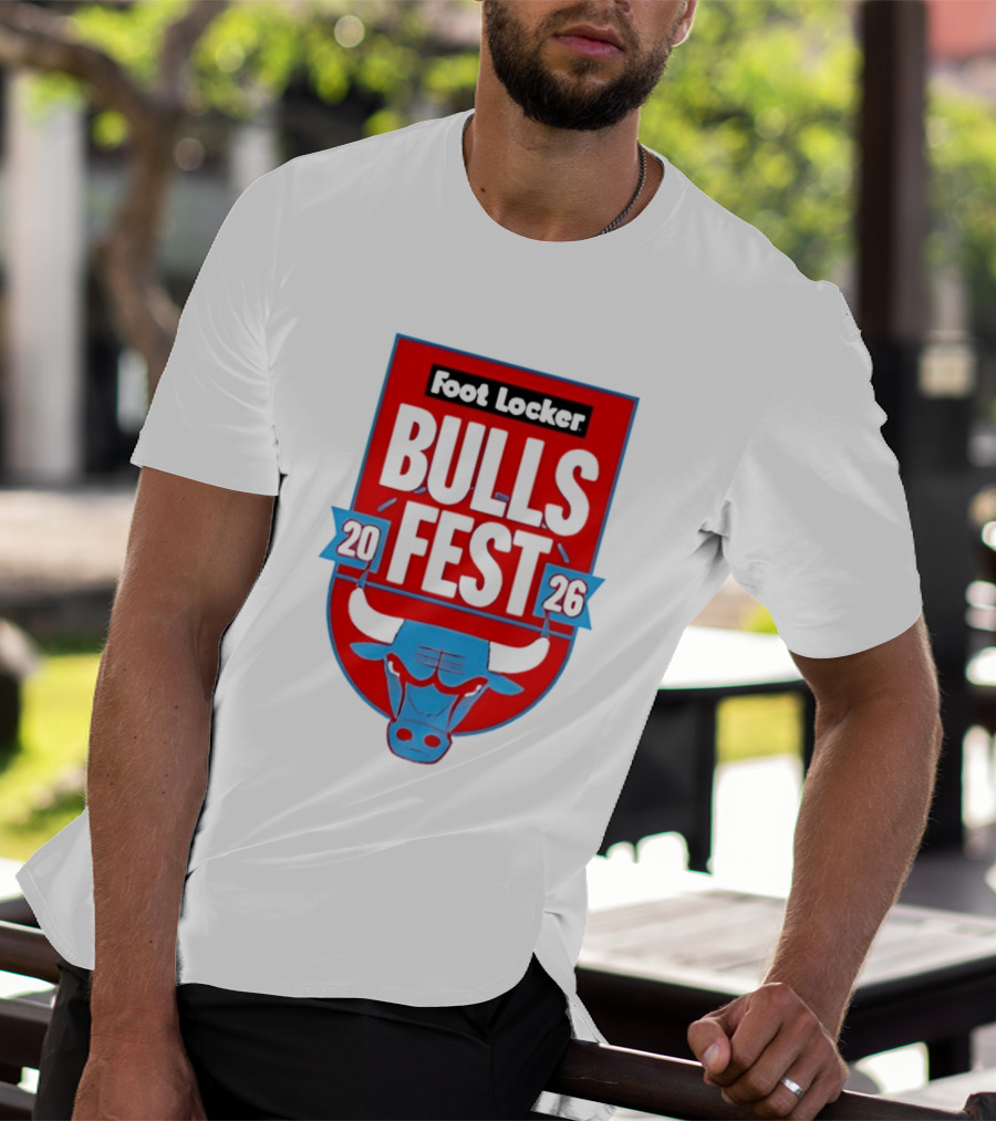 Chicago Bulls Fest 2026 Foot Locker Event T-Shirt