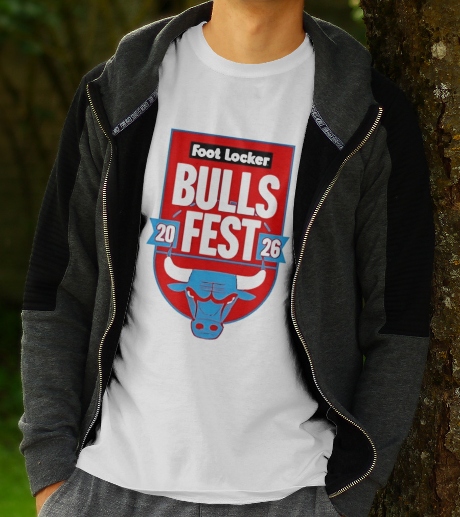 Chicago Bulls Fest 2026 Foot Locker Event T-Shirt