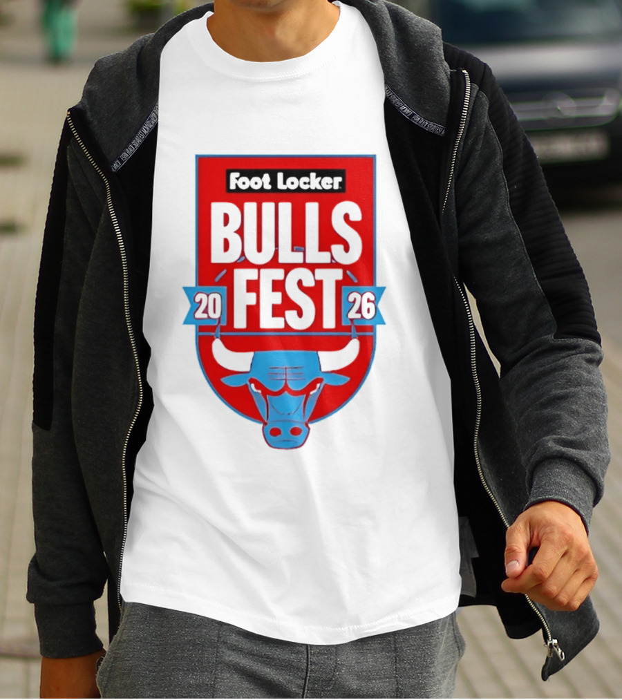 Chicago Bulls Fest 2026 Foot Locker Event T-Shirt