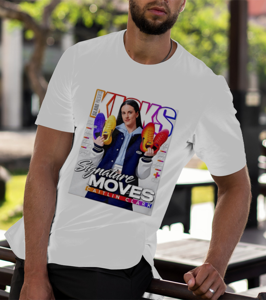 SLAM Presents Kicks Signature Moves Caitlin Clark T-Shirt