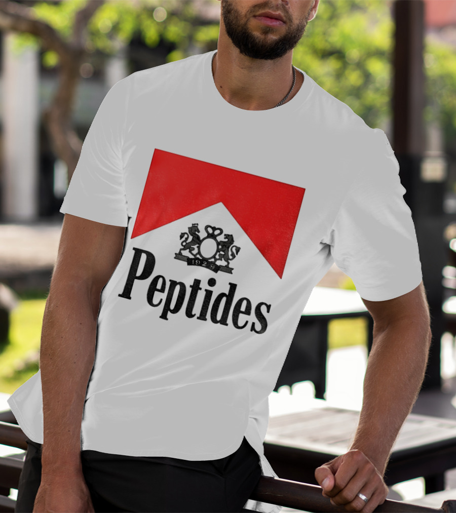 Peptides 1929 Red Marlboro T-Shirt