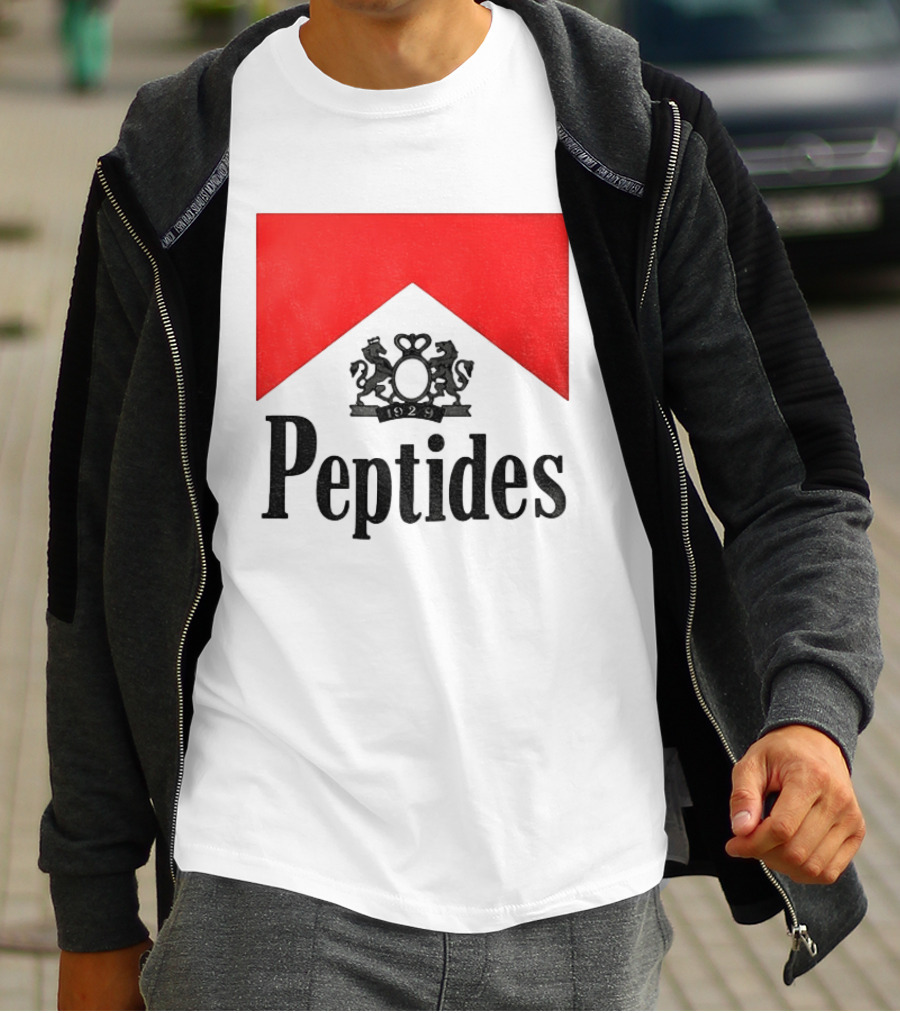 Peptides 1929 Red Marlboro T-Shirt